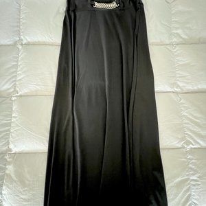 Long Black Skirt, Size-S